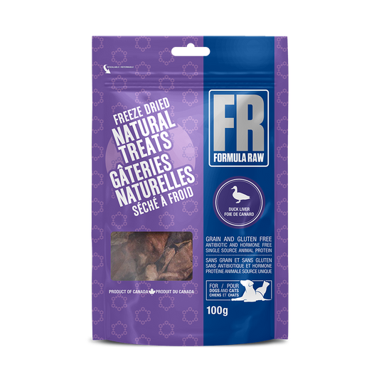 Freeze Dried Duck Liver by Formula Raw